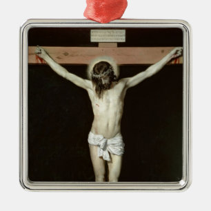 Christus op het kruis, c.1630 metalen ornament