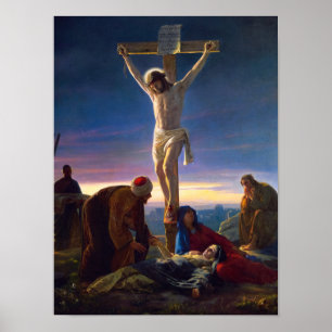 Christus op het kruis door Carl Bloch Poster