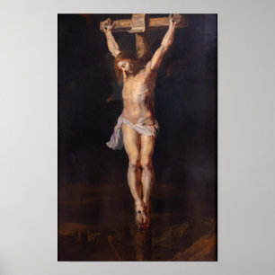 Christus op het kruis poster