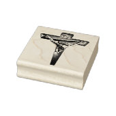 Christus op het kruis 	rubberstempel (Stempel)