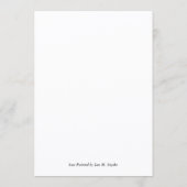 Christus op het kruispapier Icon Kaart (Achterkant)