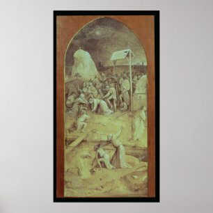 Christus op weg naar Calvariatie Poster
