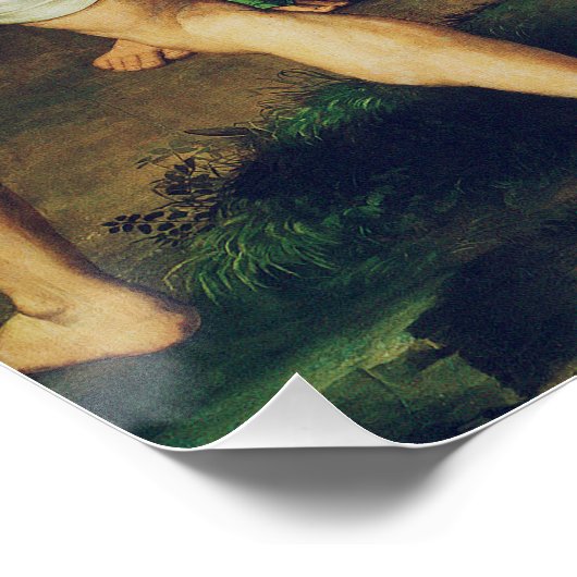 Christus op weg naar Golgotha Perfect Poster (Hoek)