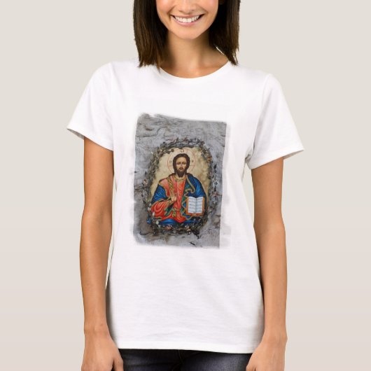 Christus orthodox icoon T-shirt (Voorkant)