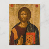 Christus Pantocrator door Byzantine Icon Briefkaart (Voorkant)
