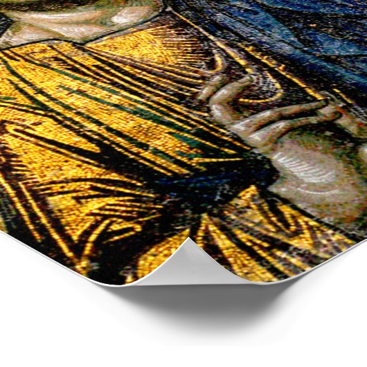 Christus Pantocrator Mosaic Poster (Hoek)