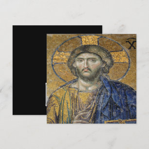 Christus Pantocrator Mosiac Iconic Religic Roman A Kaart