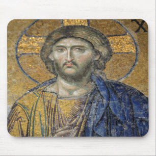 Christus Pantocrator Mosiac Iconic Religic Roman A Muismat