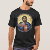 Christus Pantocrator Orthodox Icon Classic T-Shirt (Voorkant)