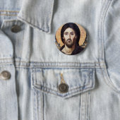 Christus Pantocrator Ronde Button 5,7 Cm (In situ)