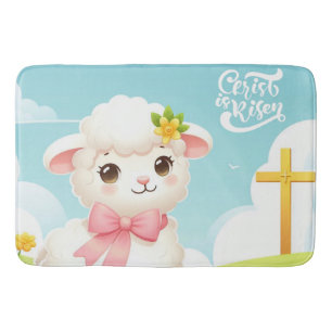 Christus/Pasen/lam/kruis Badmat