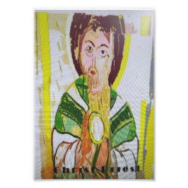 Christus Priester Foto Afdruk