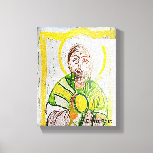 Christus Prist Canvas Afdruk (Voorkant)