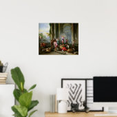 Christus Rijden de Merchants van de tempel Poster (Thuiskantoor)