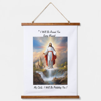 Christus Schilder Wand Tapijt - Unieke Religieuze Hangend Wandkleed