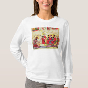 Christus spoelde de disciples voeten t-shirt
