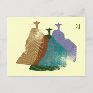 Christus verlosser digitale illustratie briefkaart