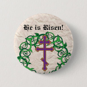 Christus Victory! Ronde Button 5,7 Cm