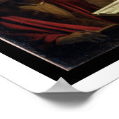 Christus voor Caiaphas (olie op canvas) Poster (Hoek)