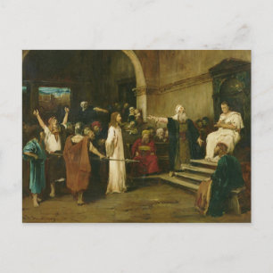 Christus voor de piloot, 1880 briefkaart