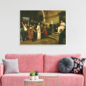 Christus voor de piloot, 1880 canvas afdruk (Insitu (Woonkamer))