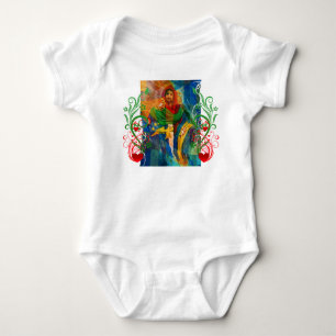 Christus voor het PortugeesT-Shirt Romper