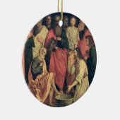 Christus Wast de voeten van de Disciples Keramisch Ornament (Rechts)