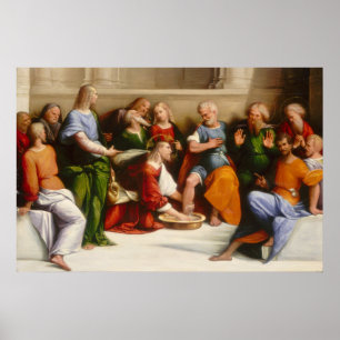 Christus Wast Feet - Garofalo Fine Art Poster