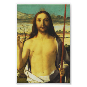 Christus zegening door Giovanni Bellini Foto Afdruk