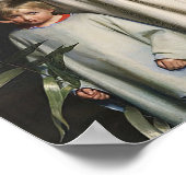 Christus zegent het kleine kind, Carl Bloch Print (Hoek)