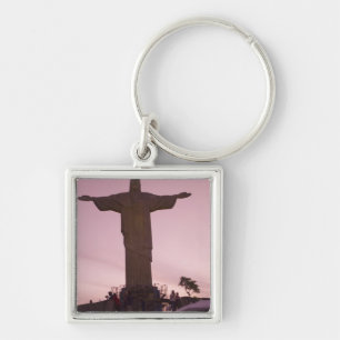 Christusbeeld bij Corcovado, nabij de buitenwijken Sleutelhanger