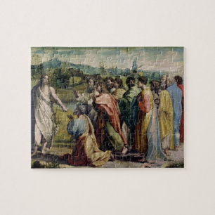Christus's Charge aan St. Peter (cartoon voor de v Legpuzzel
