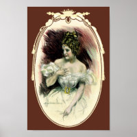 Christy Girl, Antiek Bridal-portret