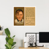 Christy Mathewson Baseball 1911 Poster (Thuiskantoor)