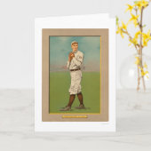 Christy Mathewson Giants Baseball 1911 Kaart (Gele Bloem)