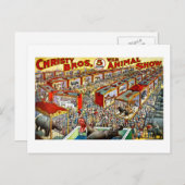 Christy's Wilde Dierlijk Show -  Briefkaart (Voorkant / Achterkant)