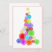 Chritsmas tree Carte de vacances (Devant / Derrière)