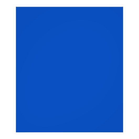 Chroma key kleur Blauw Foto Afdruk (Voorkant)