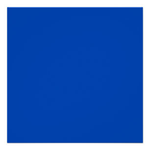 Chroma key kleur Blauw Perfect Poster