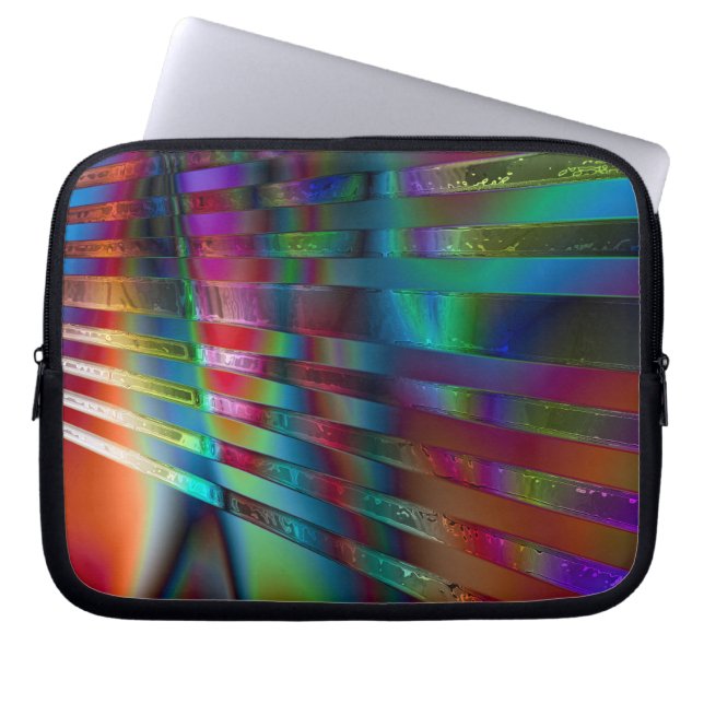 Chroma Rays Laptop Sleeve (Voorkant)