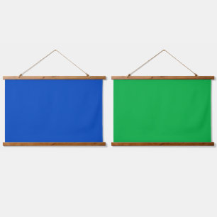 Chroma sleutel kleur Blauw en Groen Hangend Wandkleed