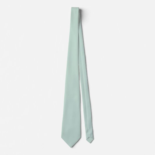 Chroma Textura - Mint effen kleur Stropdas (Voorkant)
