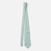 Chroma Textura - Mint effen kleur Stropdas (Achterkant)