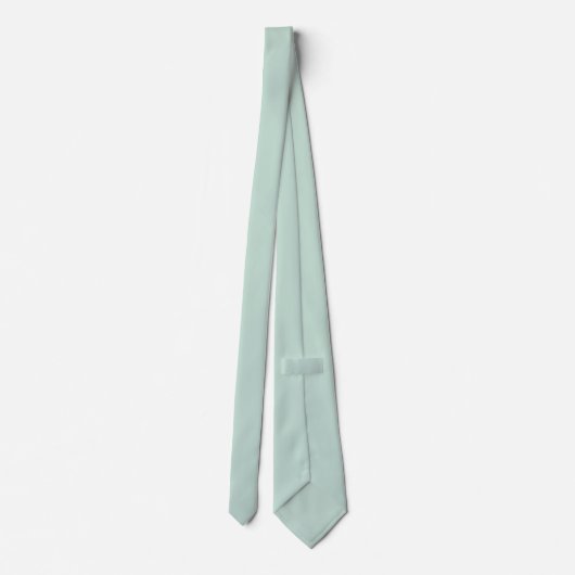Chroma Textura - Mint effen kleur Stropdas (Achterkant)