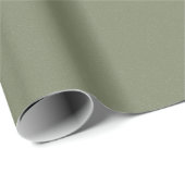 Chroma Textura - Papier cadeau sauge (Coin rond)