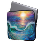 Chroma Zee zeegezicht Laptop Sleeve (Voorkant Links)