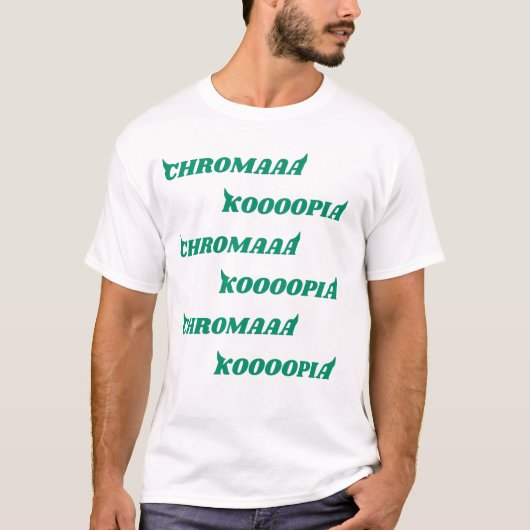 Chromakopia Chroomaa Koopopia Bold Echoes van S T-shirt (Voorkant)
