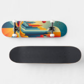 Chromatic Cityscape Skateboard (Horizontaal)