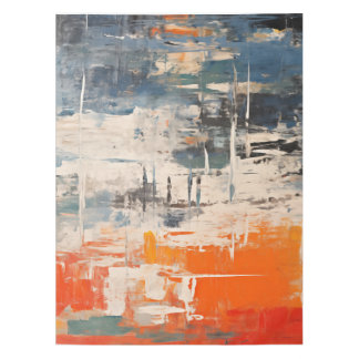 Chromatic Crossroads Abstract Digital Painting Tafelkleed