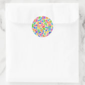 Chromatic Geometry Ronde Sticker (Tas)